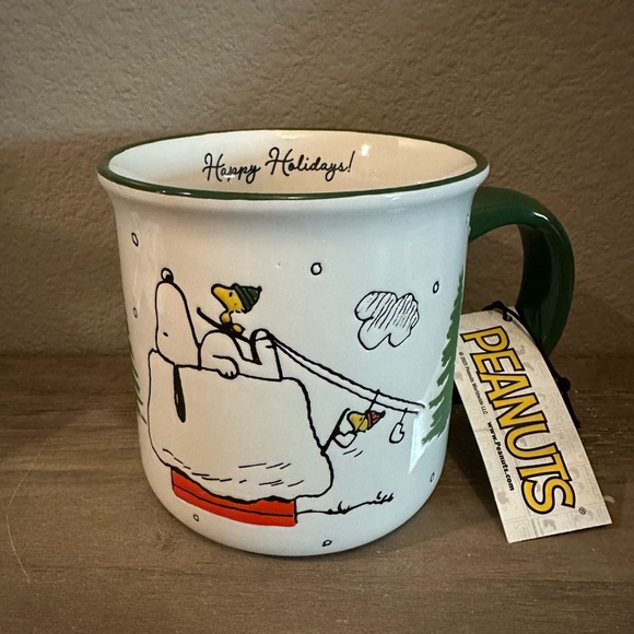 Peanuts Other - Sale! Peanuts Snoopy/Woodstock Happy Holidays Mug